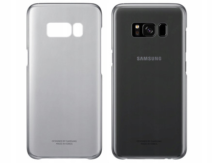 Твърди гърбове Твърди гърбове за Samsung Луксозен твърд гръб ултра тънък оригинален EF-QG955CBEGWW за Samsung Galaxy S8 plus G955 сив прозрачен